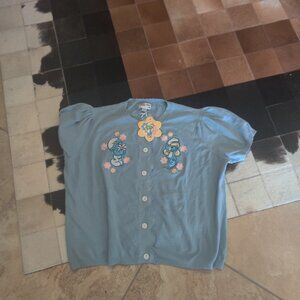 Unique Vintage   Smurfs Collection sweater size 2x-3x New